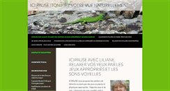 Desktop Screenshot of icipause.com