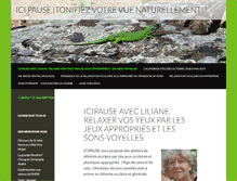 Tablet Screenshot of icipause.com